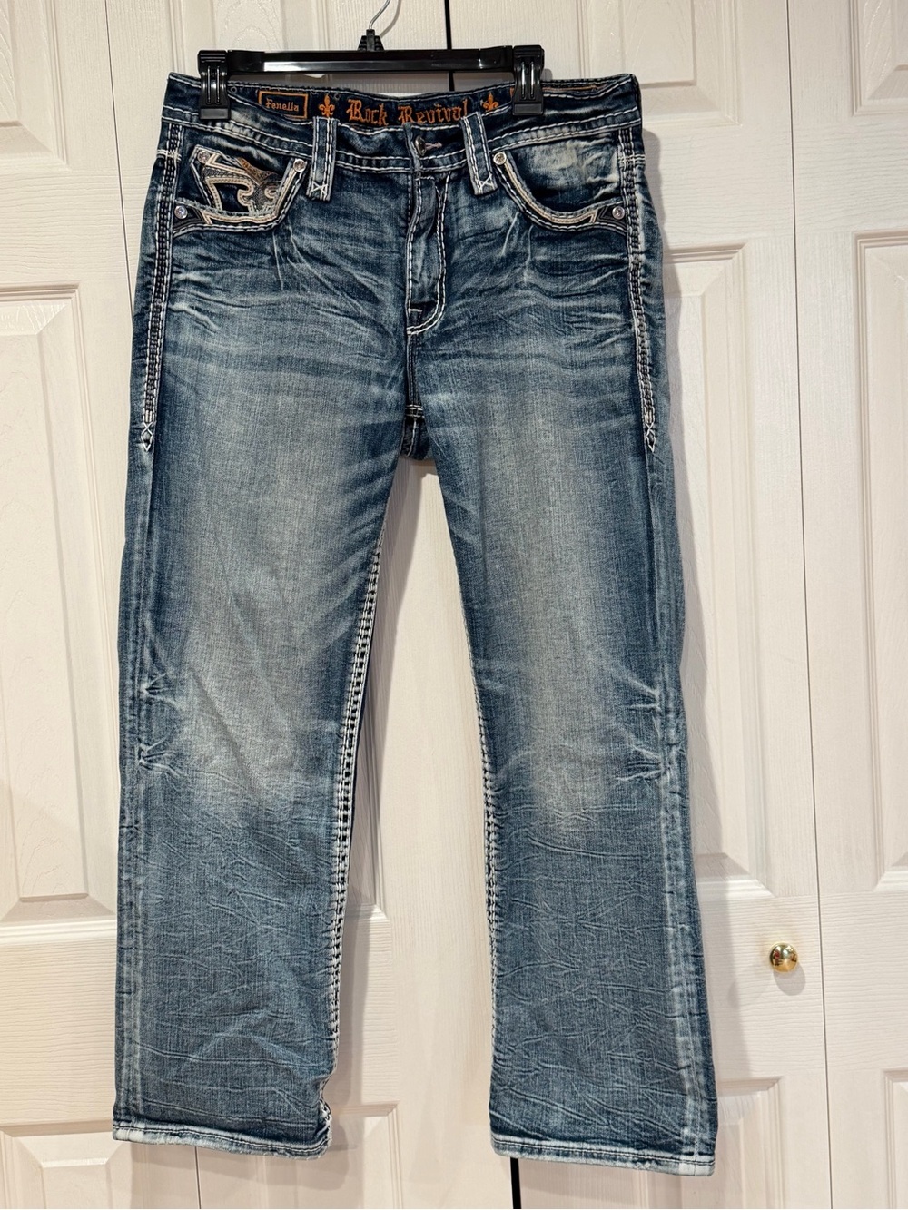 Rock Revival Women's Washed Blue Boot Cut Jeans